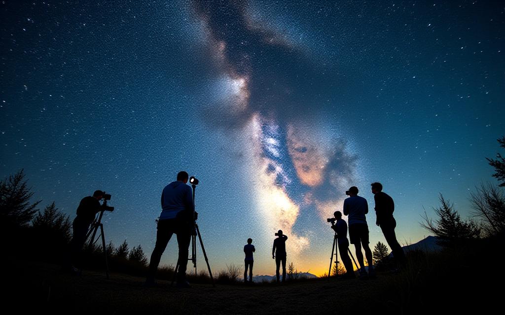 Astrophotography workshop capturing Milky Way
